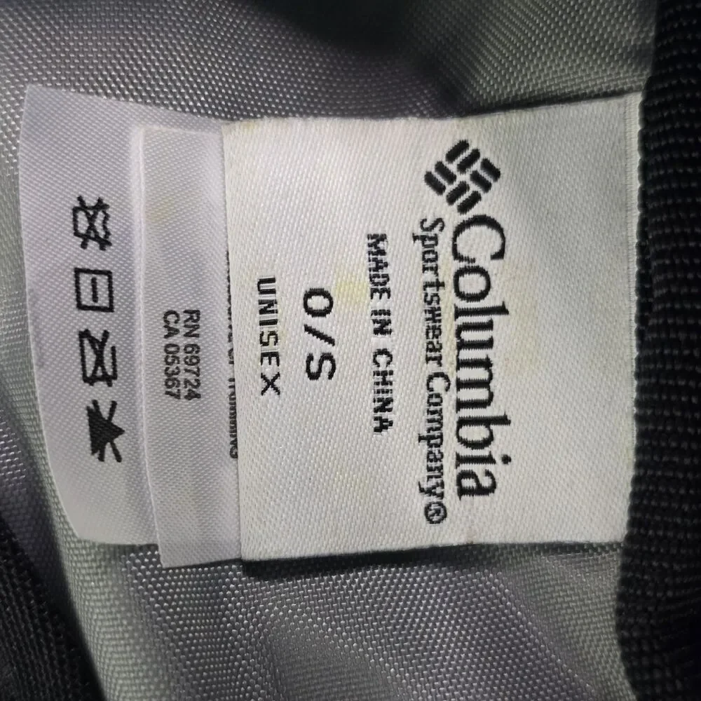 Columbia Backpack Black Gray Hiking School Bag Day Pack Laptop Multi Pockets